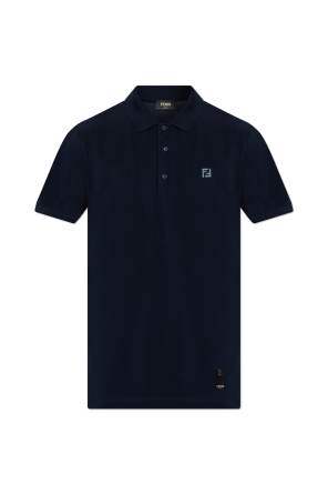 Dolce & Gabbana POLO APPLIQUE FEATURING ENGRAVED ポロ ロゴ Dolce & Gabbana Polo with applique featuring engraved logo